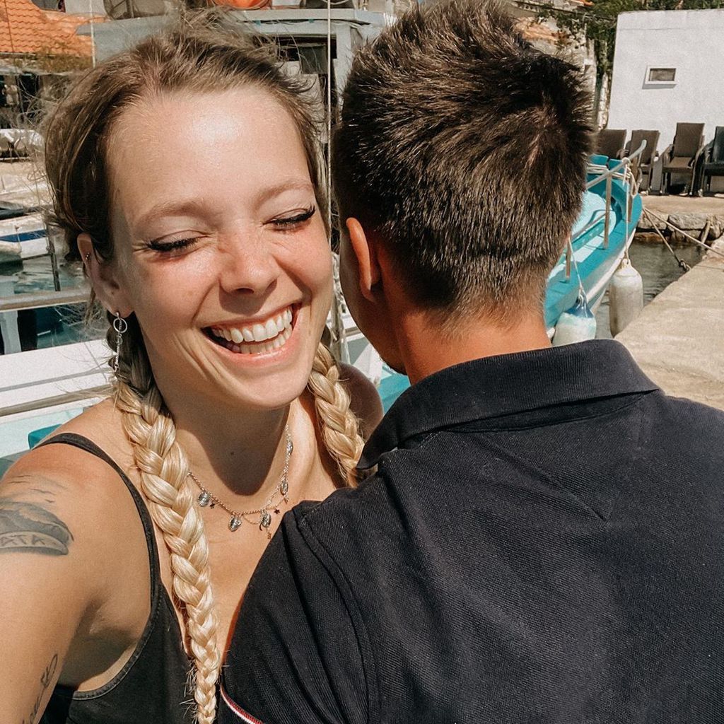 Anne Wünsche und ihr Freund Karim