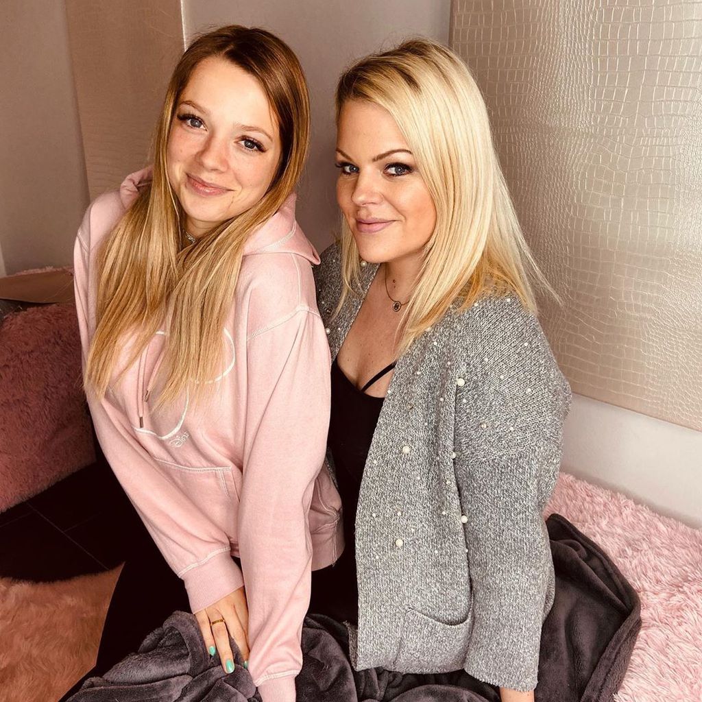 Anne Wünsche und ihre Freundin Kim Zarwell