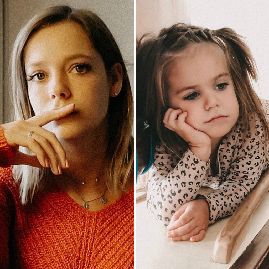 Anne Wünsche und Tochter Juna