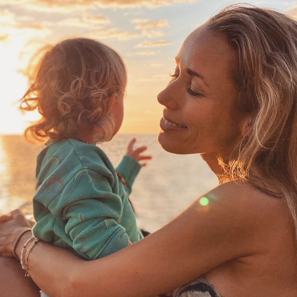 Annemarie Carpendale mit Sohn Mads, Februar 2020