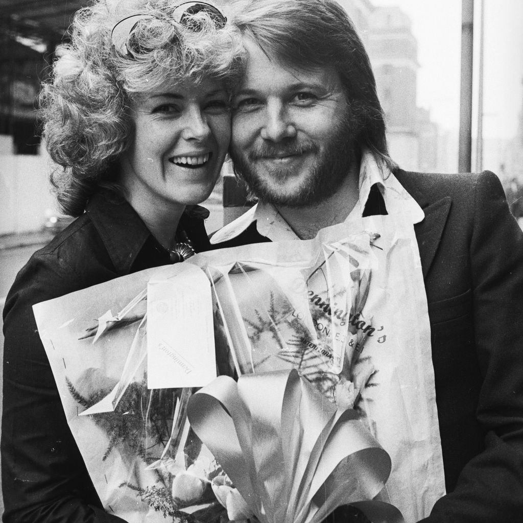 Anni-Frid Lyngstad und Benny Andersson, April 1974