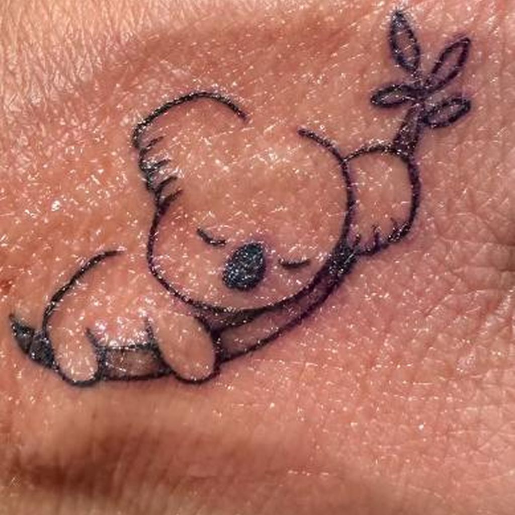 Annika Kärsten-Hoenigs neues Koala-Tattoo