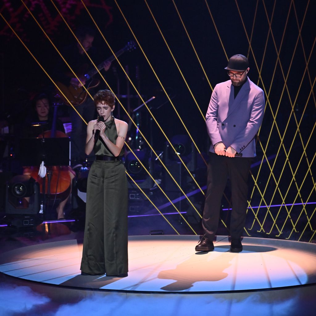 Anny Ogrezeanu und Mark Forster bei "The Voice of Germany" 2022