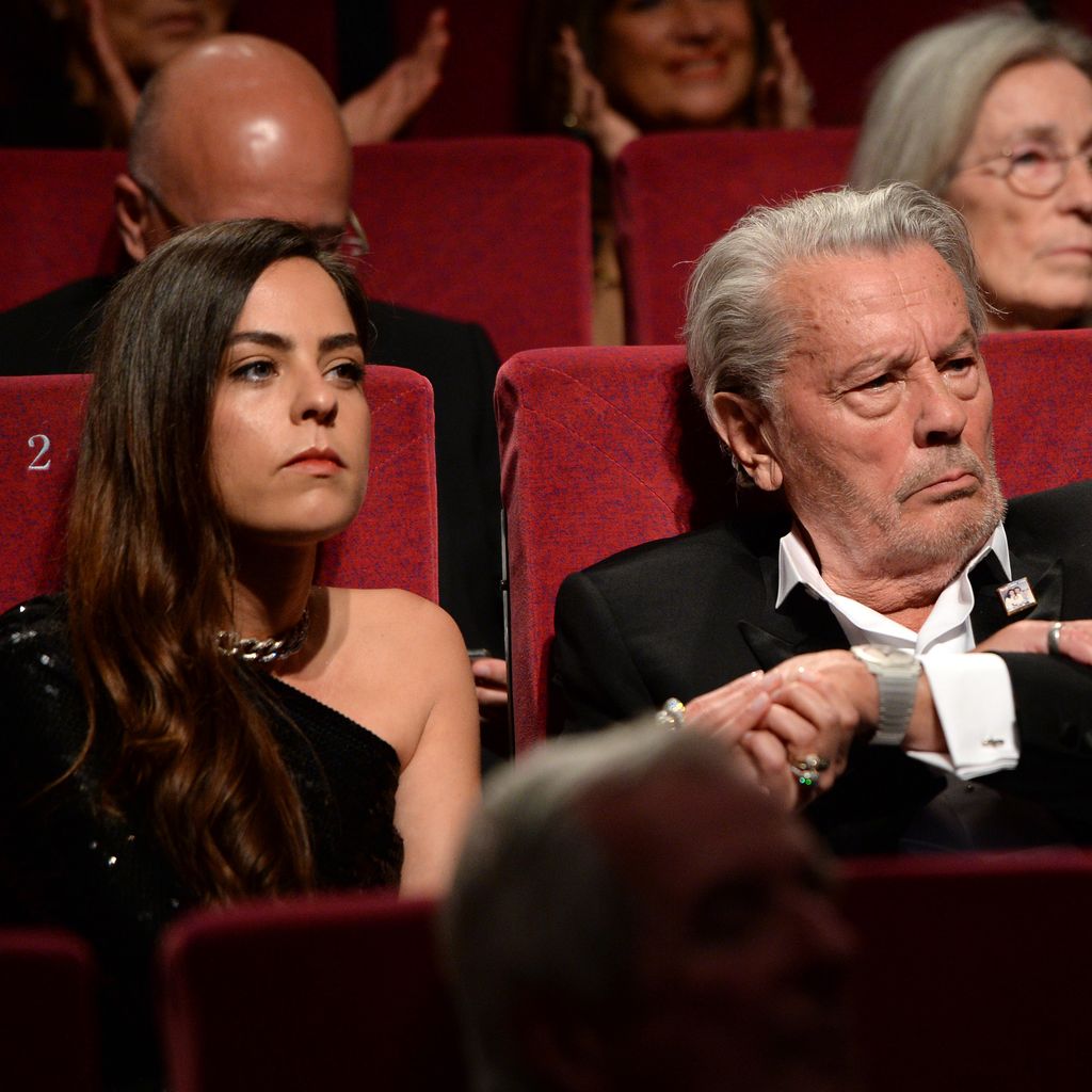 Anouchka Delon mit ihrem Vater Alain Delon, Mai 2019