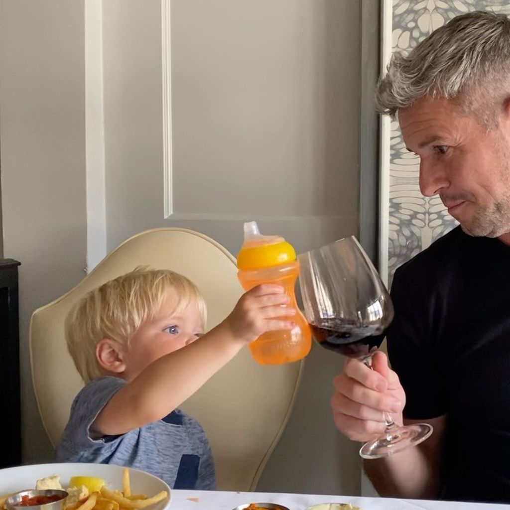 Ant Anstead mit seinem jüngsten Sohn Hudson