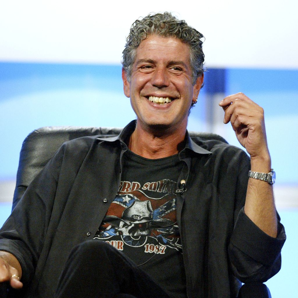 Anthony Bourdain bei einer Panel-Diskussion 2005