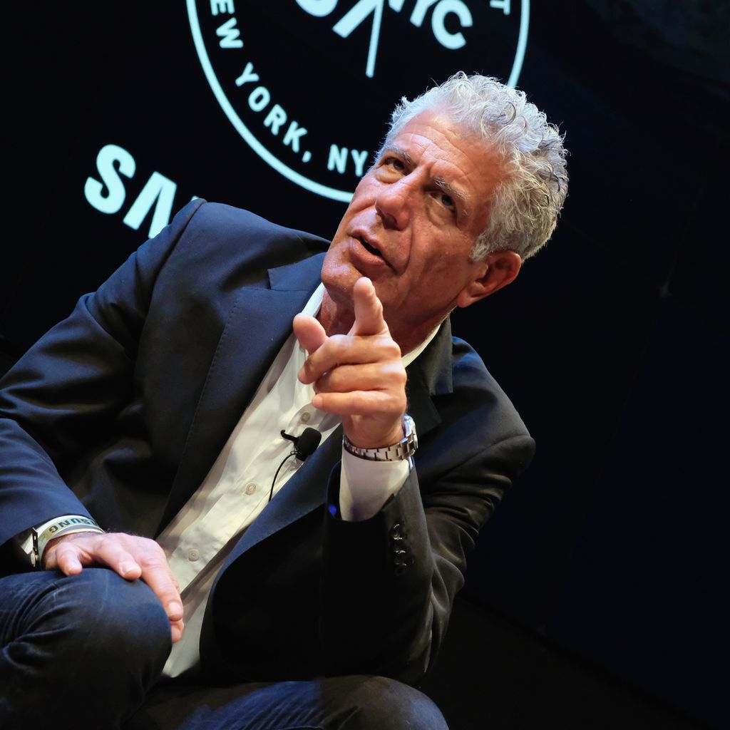 Anthony Bourdain bei einer Pressekonferenz im November 2016