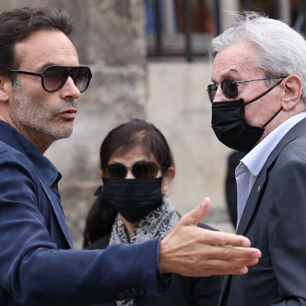 Anthony Delon, Hiromi Rollin und Alain Delon