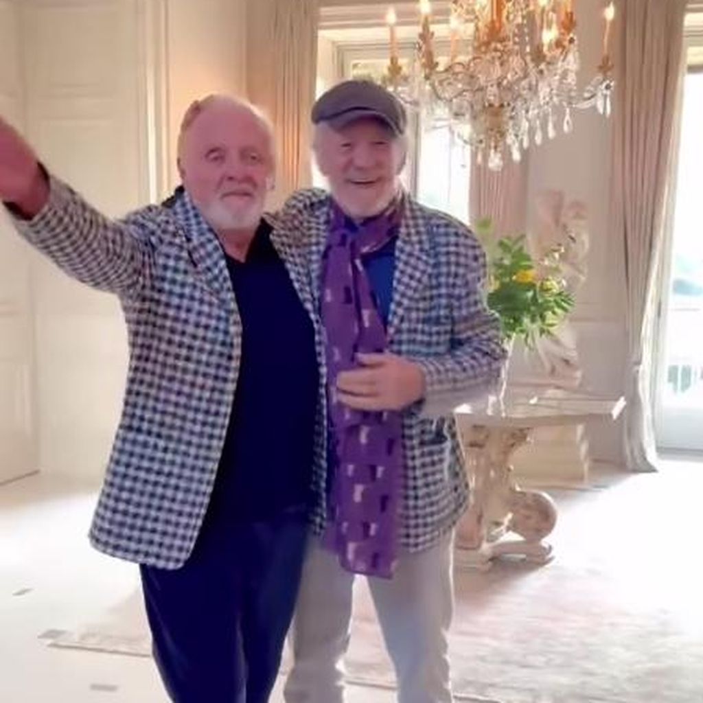 Anthony Hopkins und Ian McKellen im Juni 2024