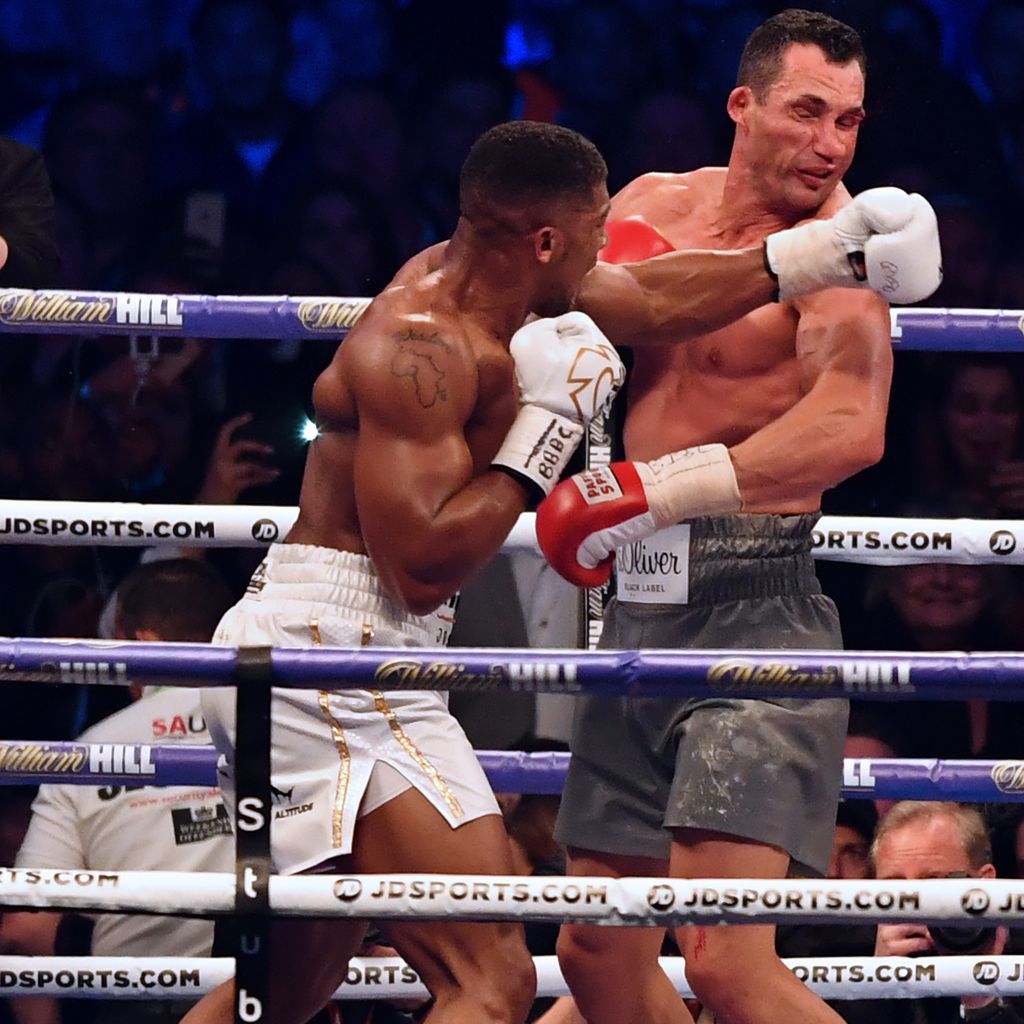 Anthony Joshua und Wladimir Klitschko, Box-Profis