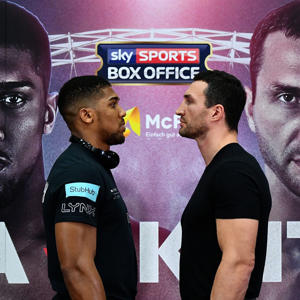 Anthony Joshua und Wladimir Klitschko