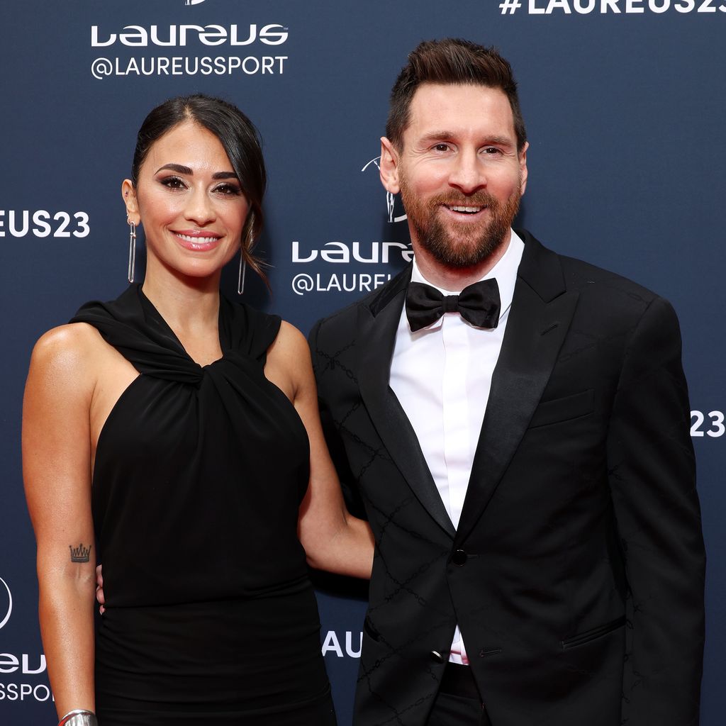 Antonela Roccuzzo und Lionel Messi im Mai 2023