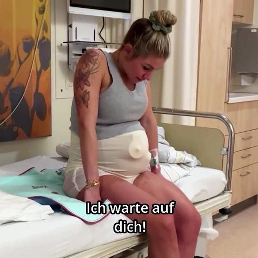 Antonia Elena kurz vor der Geburt