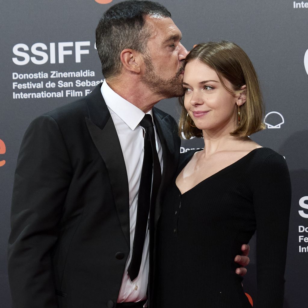 Antonio Banderas und Stella Banderas bei San Sebastián International Film Festival im September 2021