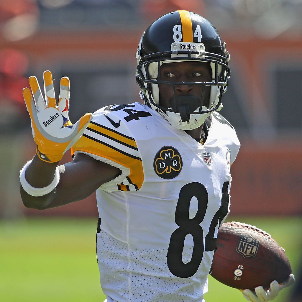 Antonio Brown bei einem Spiel der Pittsburgh Steelers