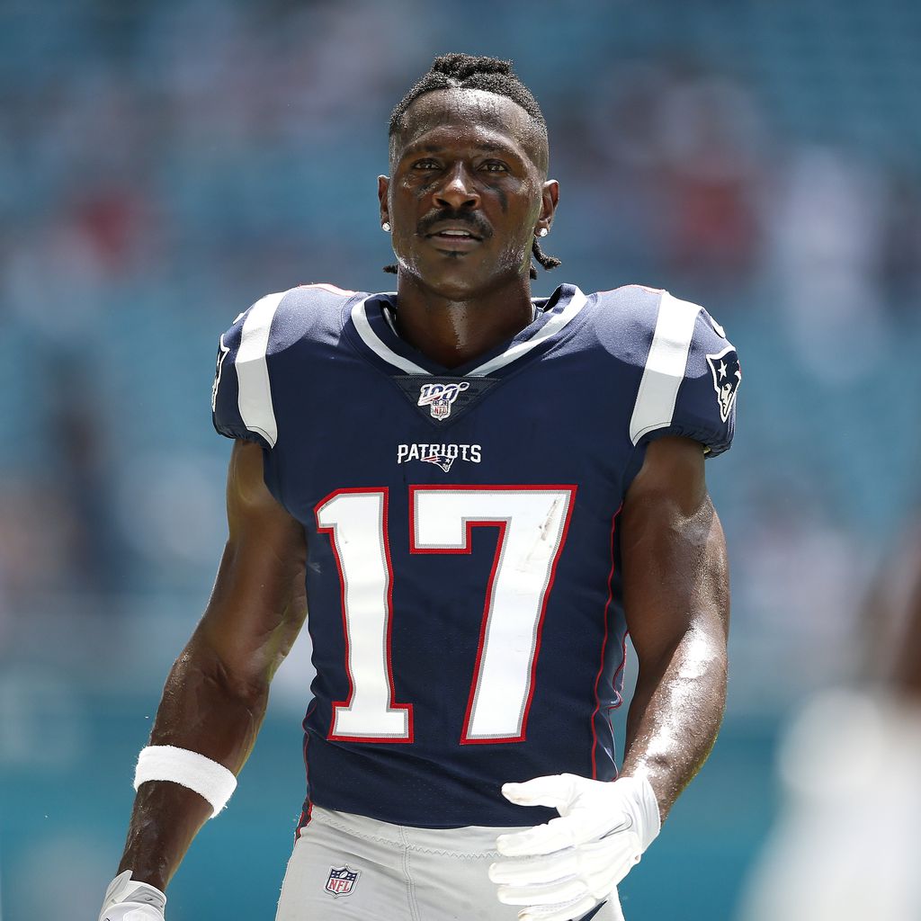 Antonio Brown bei einem Training der New England Patriots