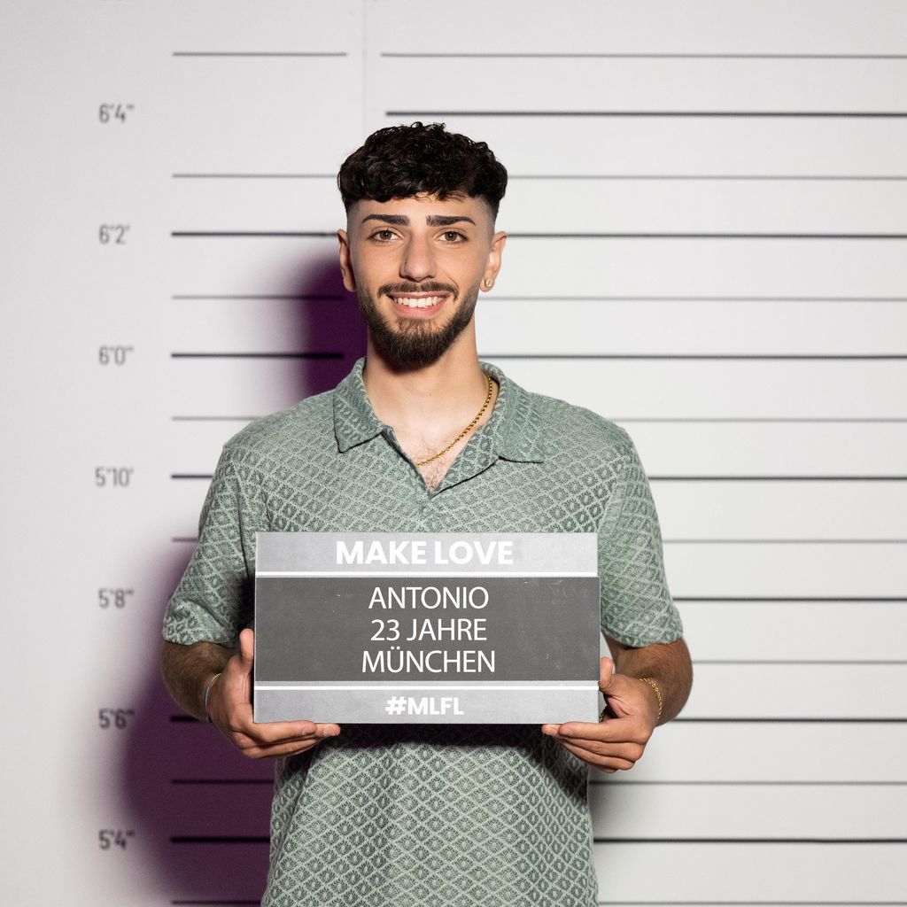"Make Love, Fake Love"-Kandidat Antonio "Toni"