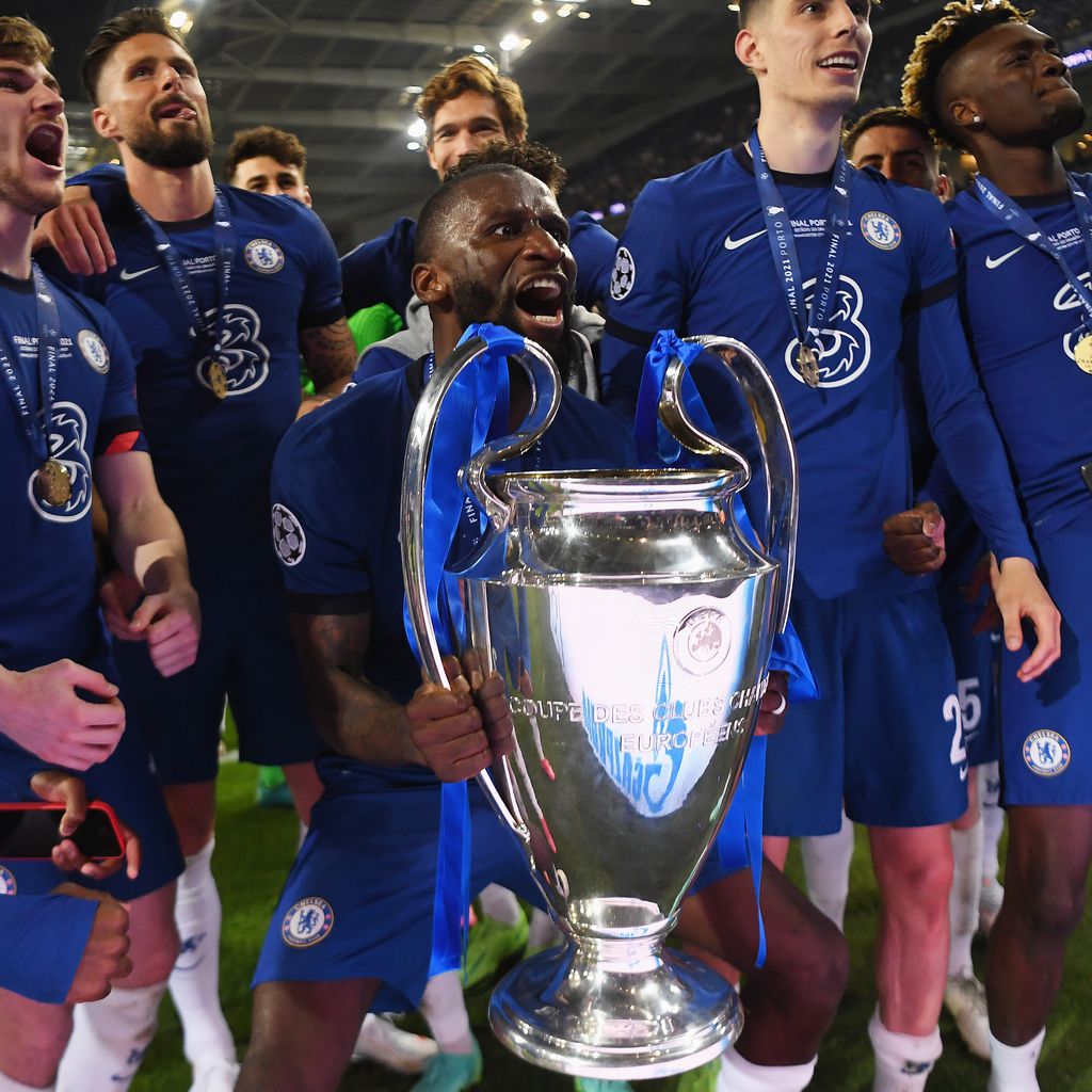 Antonio Rüdiger nach dem Champions-League-Sieg 2021
