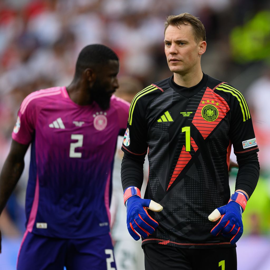 Antonio Rüdiger und Manuel Neuer bei der Fußball-EM 2024