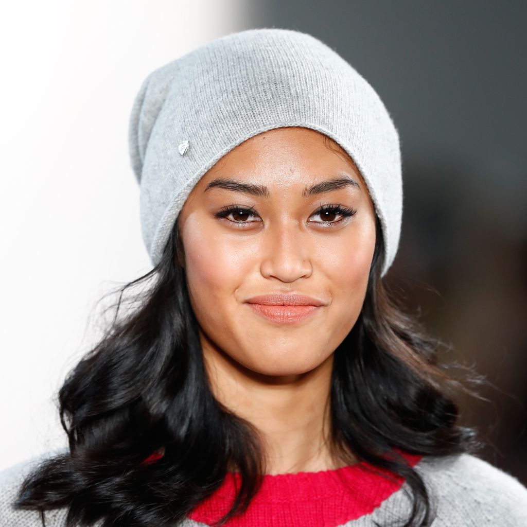Anuthida Ploypetch bei der Riani-Show auf der Fashion Week in Berlin