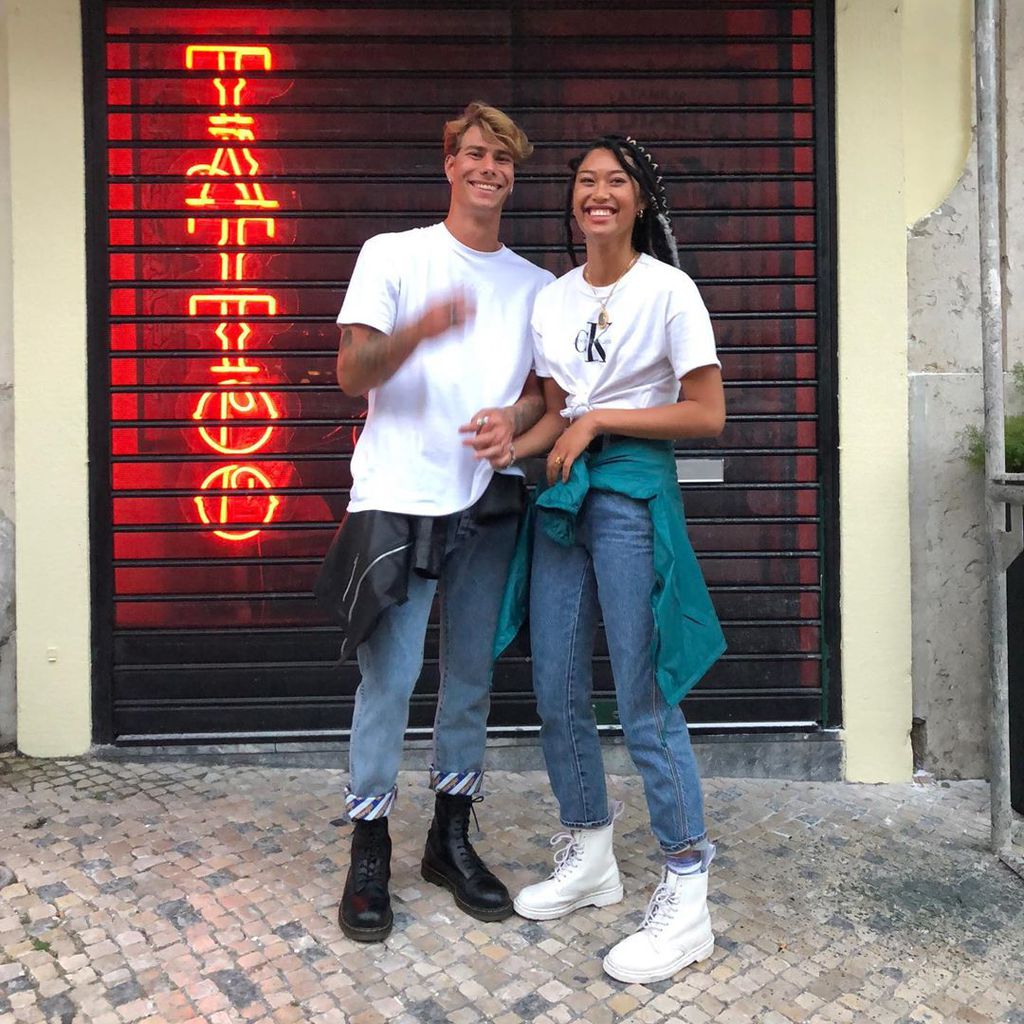 Anuthida Ploypetch und ihr Freund Richard Koll, April 2020
