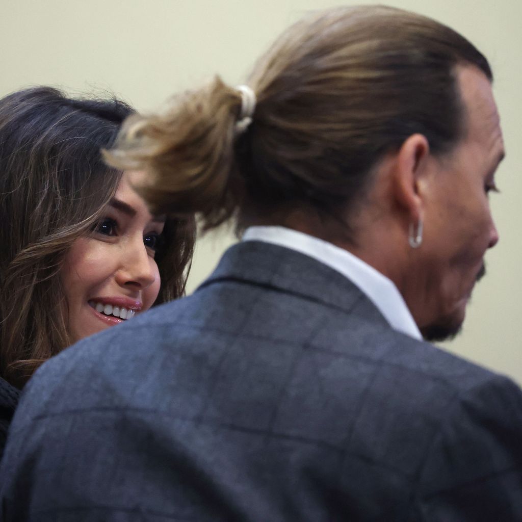 Johnny Depp mit seiner Anwältin Camille Vasquez
