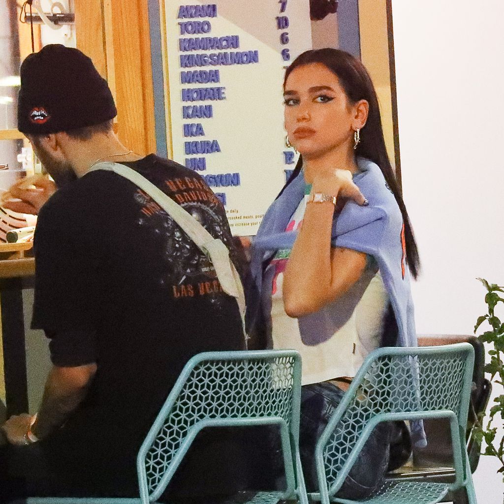 Anwar Hadid und Dua Lipa in New York