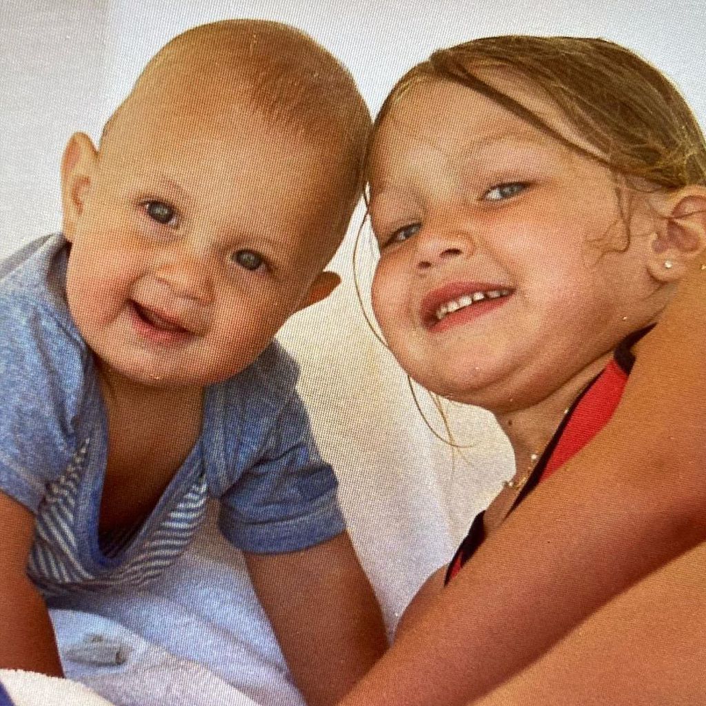 Kinderfoto von Anwar und Gigi Hadid