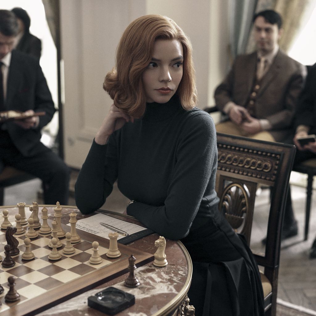 Anya Taylor-Joy in "Das Damengambit"