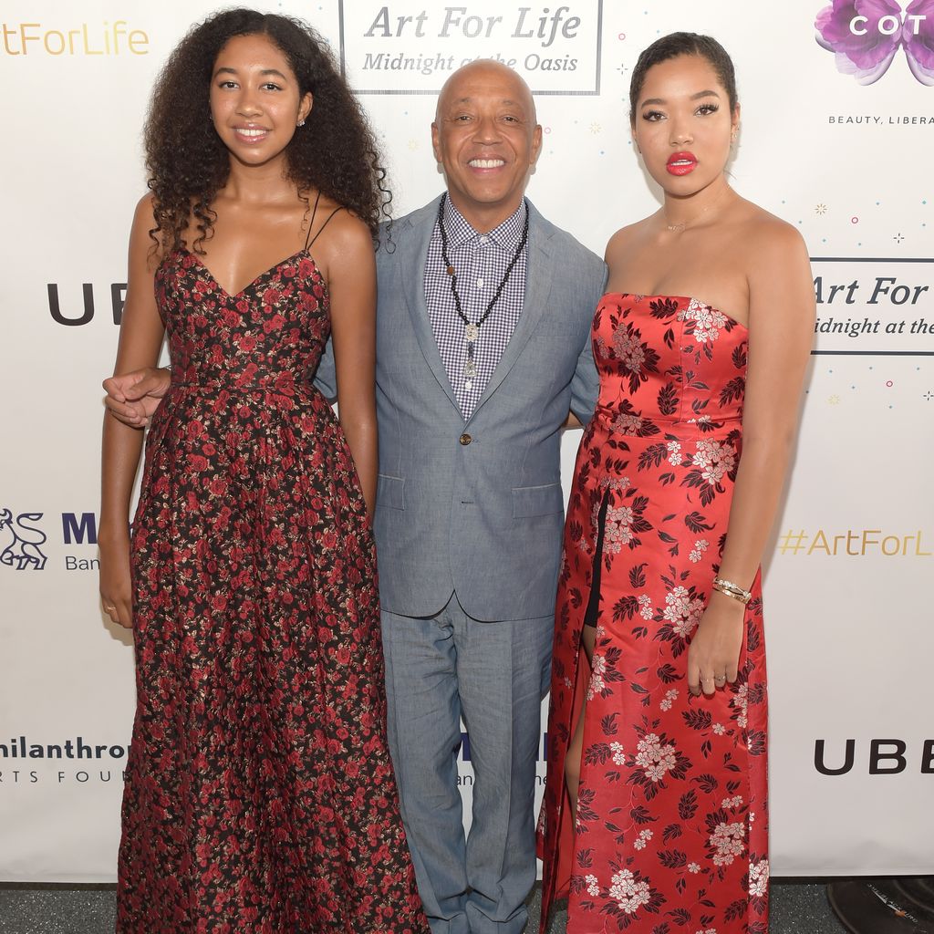 Aoki Lee, Russell und Ming Simmons, Juli 2017
