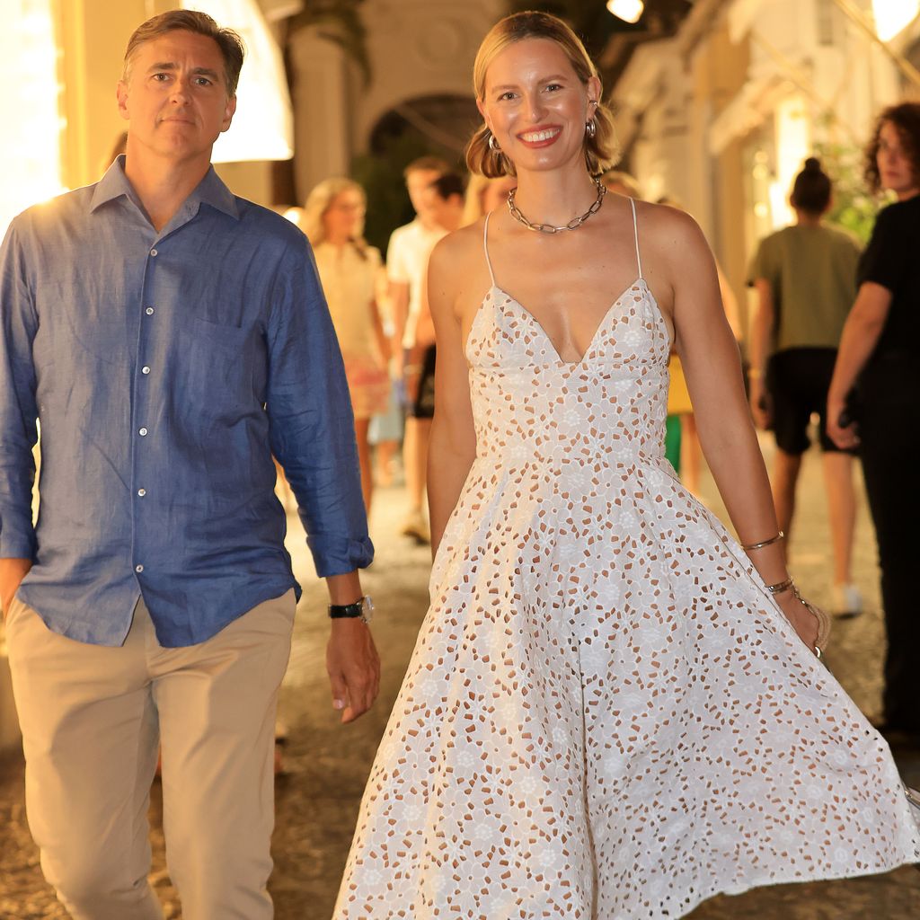 Archie Drury und Karolina Kurkova auf Capri