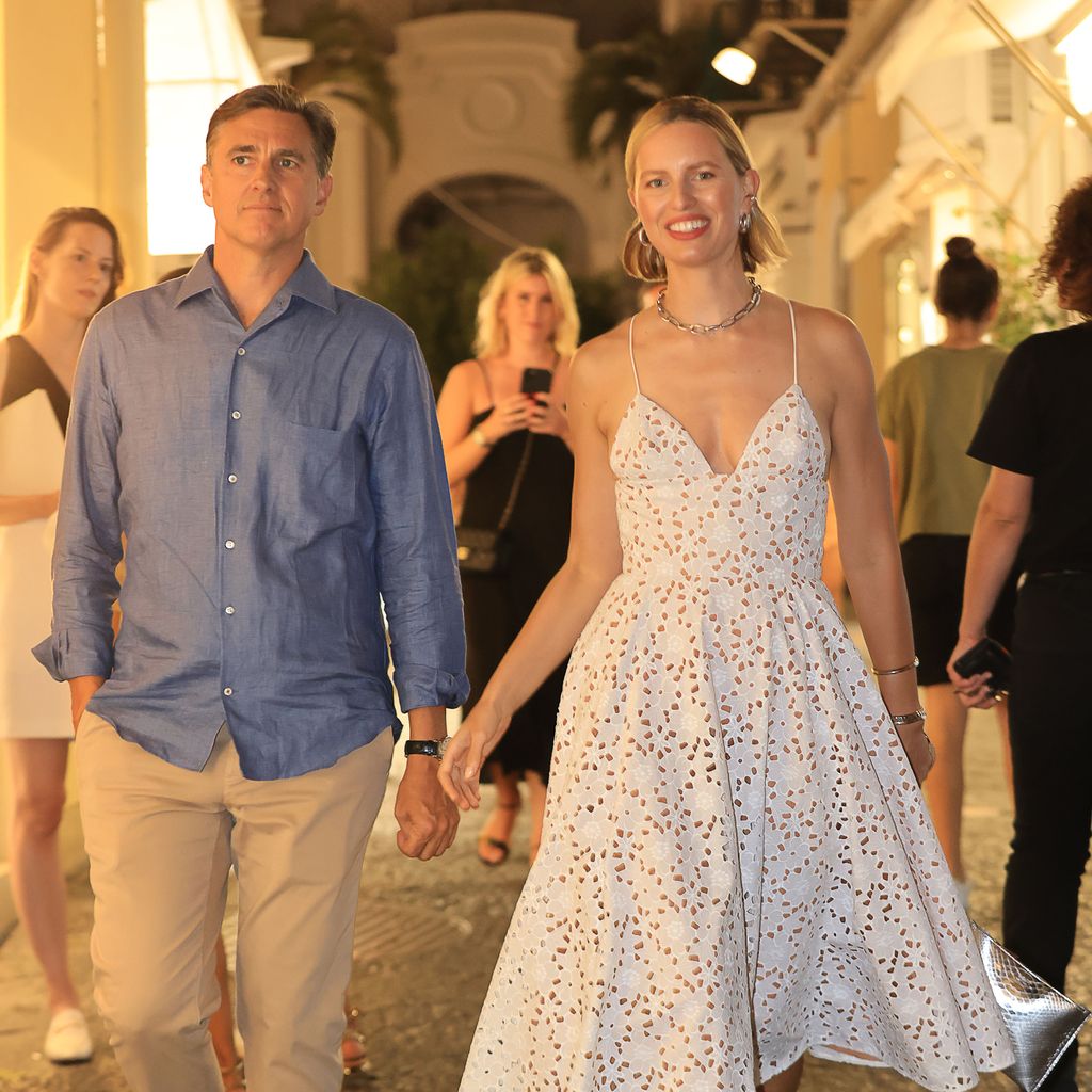 Archie Drury und Karolina Kurkova auf Capri