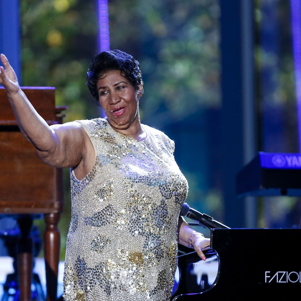 Aretha Franklin bei einem Auftritt im Weißen Haus