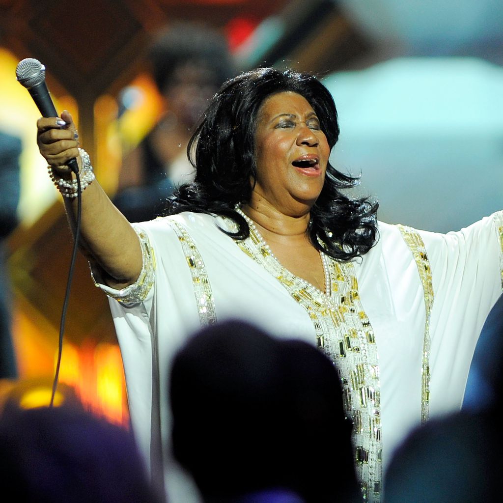 Aretha Franklin bei einem Auftritt