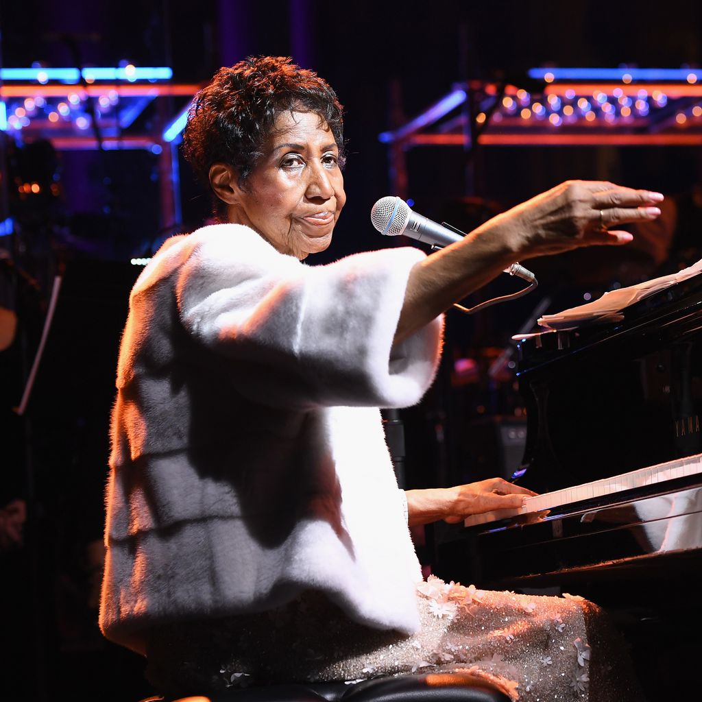 Aretha Franklin bei einem Auftritt 2017