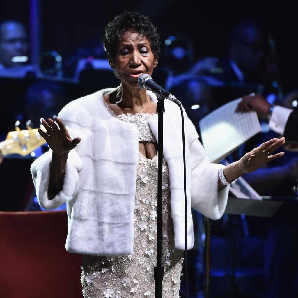 Aretha Franklin bei einem Auftritt im November 2017