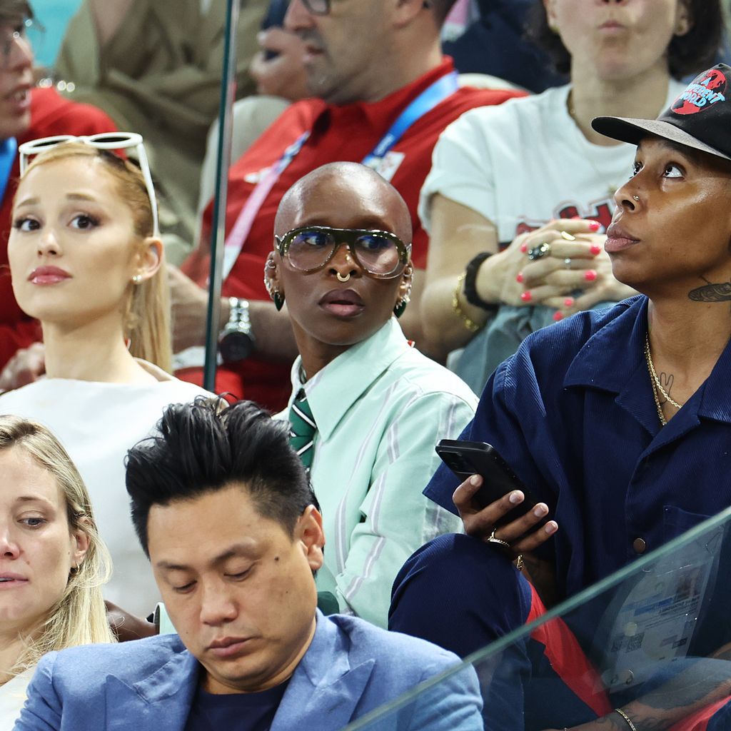 Ariana Grande, Cynthia Erivo und Lena Waithe, Juli 2024