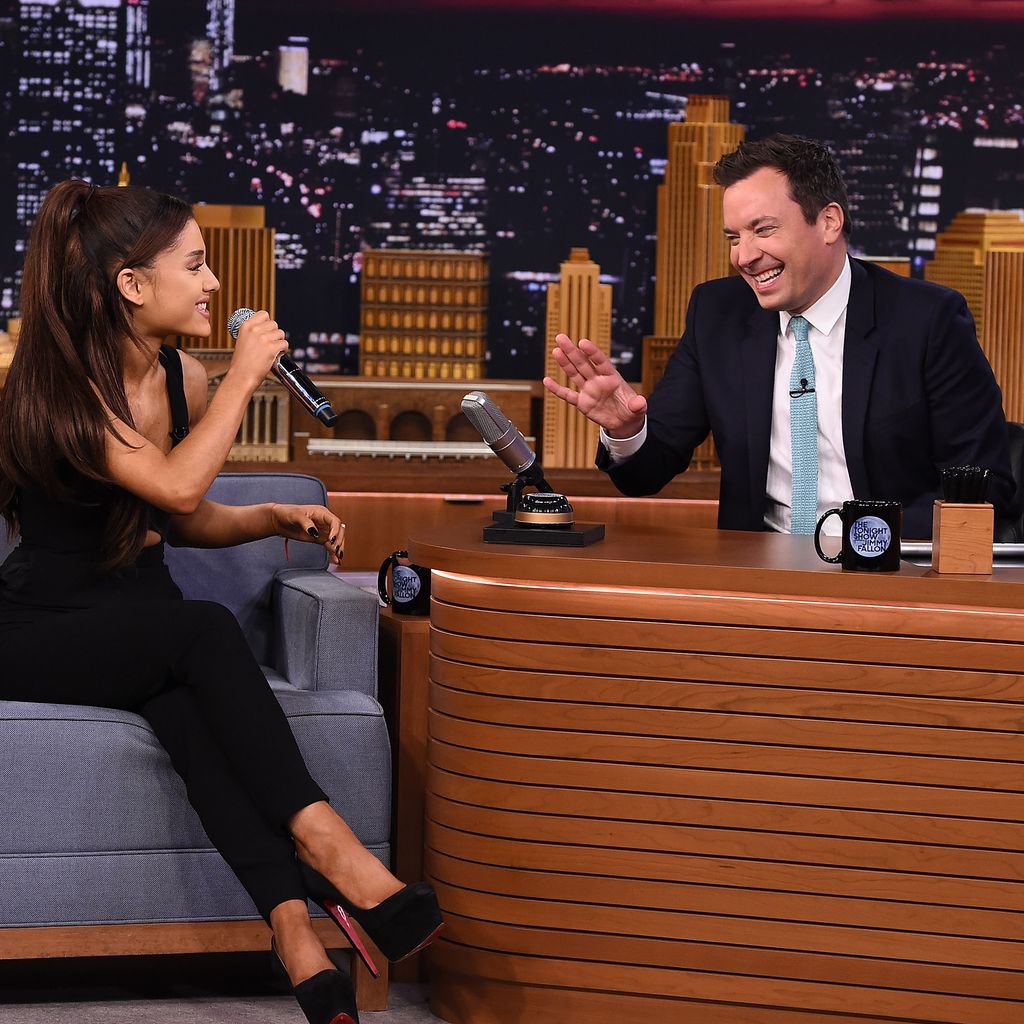 Ariana Grande, Jimmy Fallon, 2015