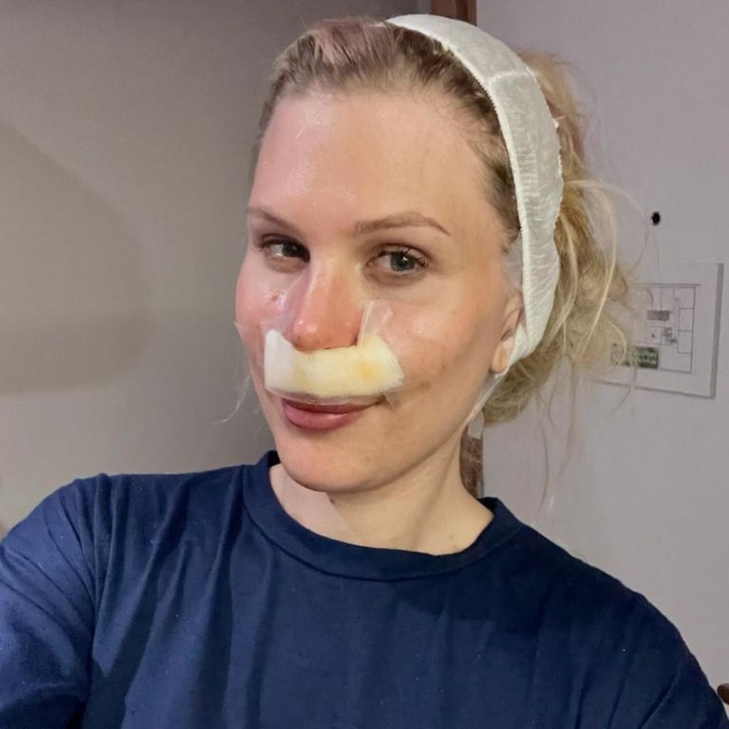Arielle Rippegather nach ihrer OP, Juni 2022