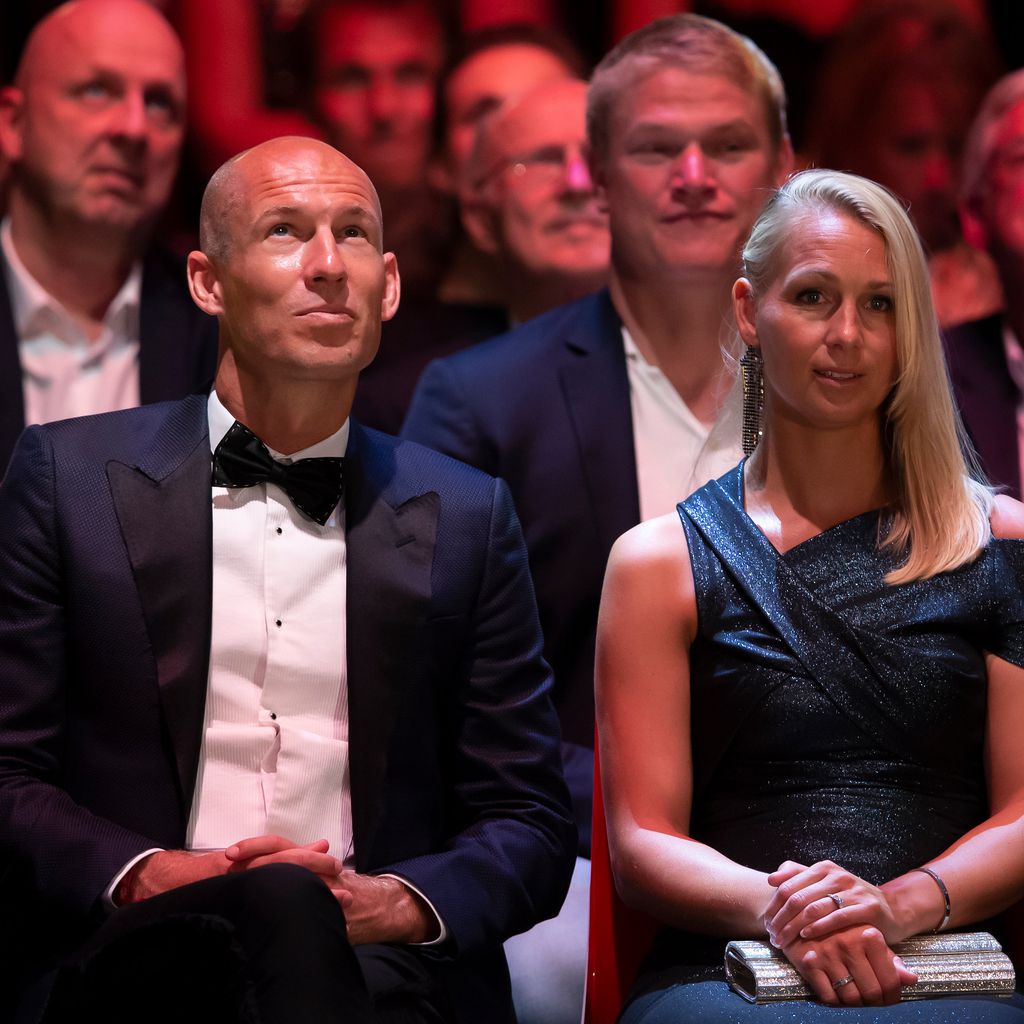 Arjen und Bernadien Robben bei den Sport Bild Awards 2019