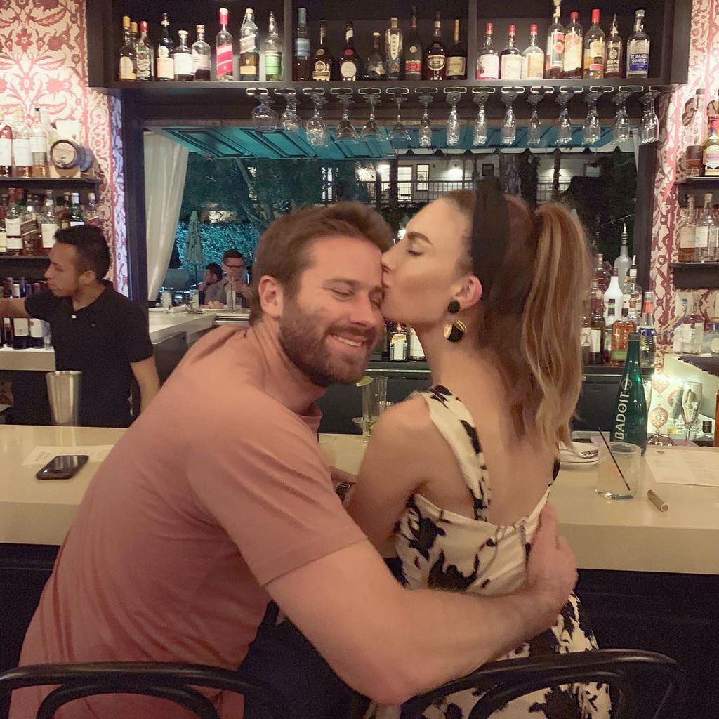 Armie Hammer mit seiner Frau Elizabeth Chambers
