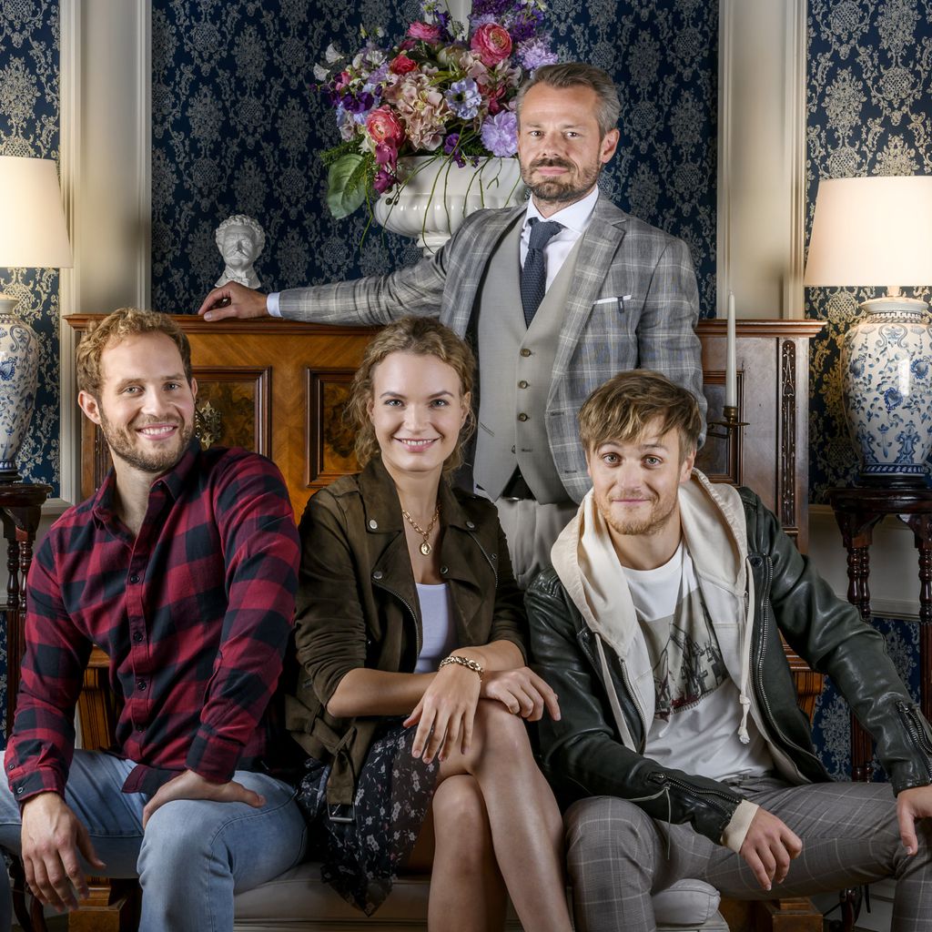 Arne Löber, Christina Arends, Sven Waasner und Stefan Hartmann, "Sturm der Liebe"-Darsteller