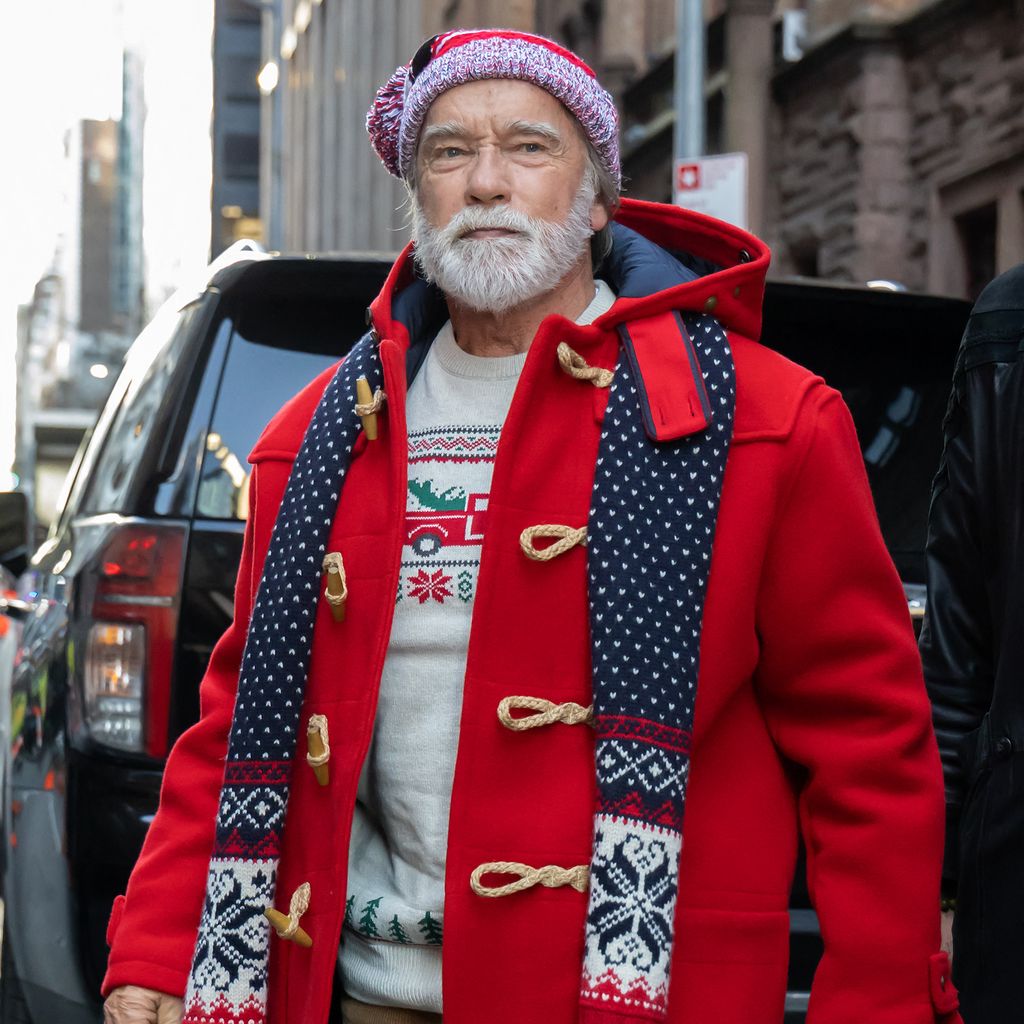 Arnold Schwarzenegger am Set von "The Man With The Bag" im Dezember 2024