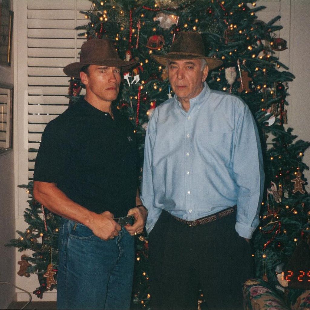 Arnold Schwarzenegger und Albert Ruddy, Schauspieler und Produzent