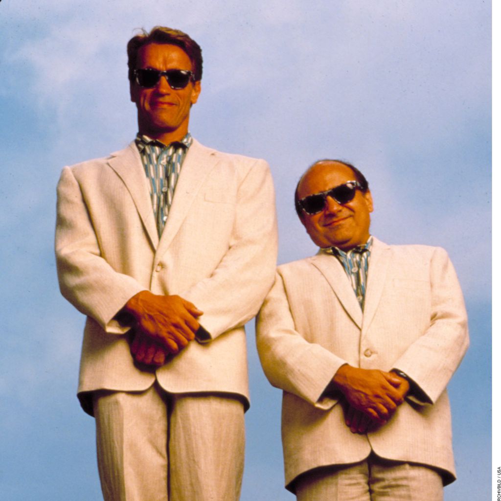 Arnold Schwarzenegger und Danny DeVito in "Twins"