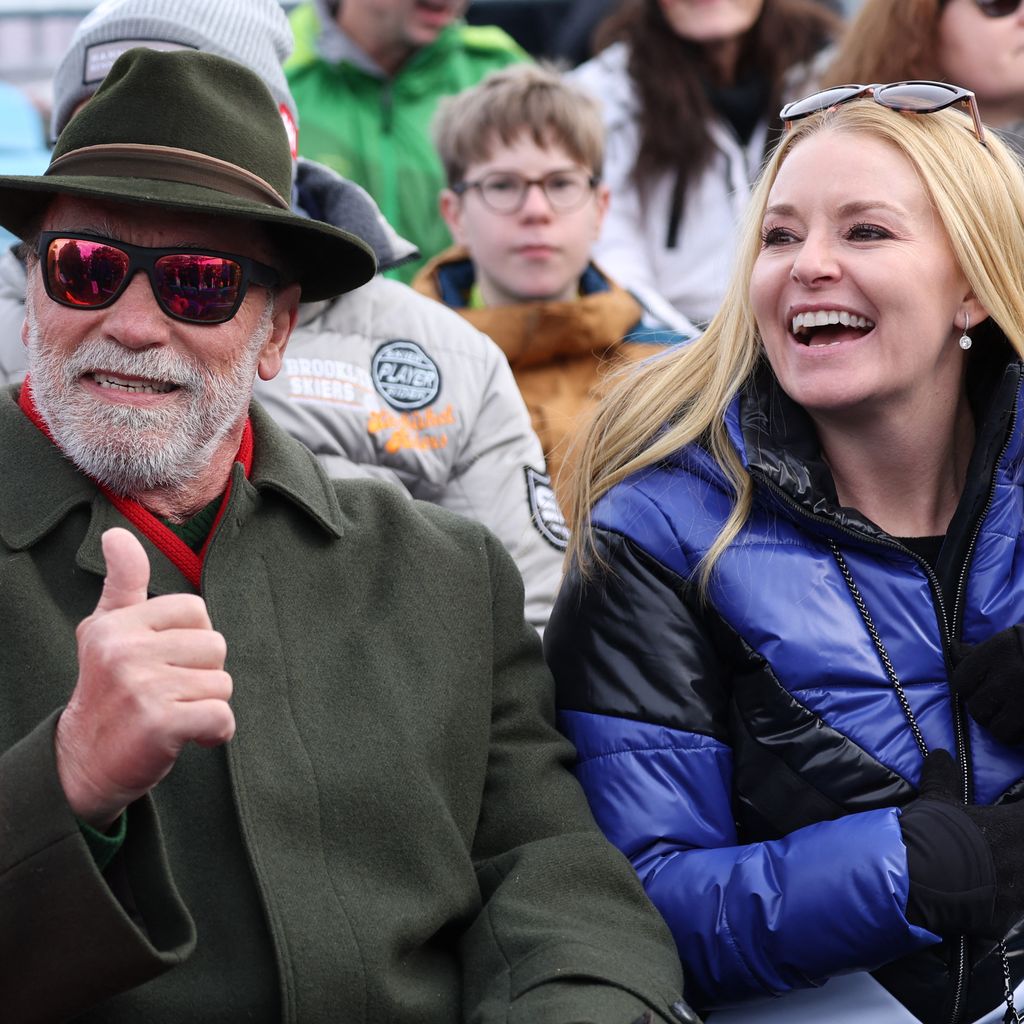 Arnold Schwarzenegger und Heather Milligan, Januar 2024