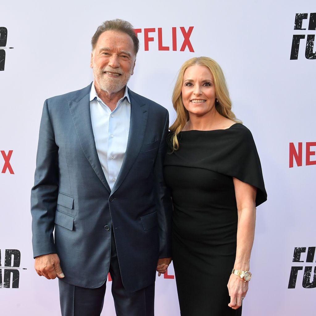 Arnold Schwarzenegger und Heather Milligan bei der Premiere von "Fubar" Staffel 2 im Netflix Tudum Theater in Los Angeles, Juni 2025
