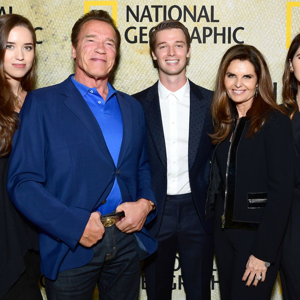 Arnold Schwarzenegger und Sohn Patrick mit der ganzen Familie in Los Angeles