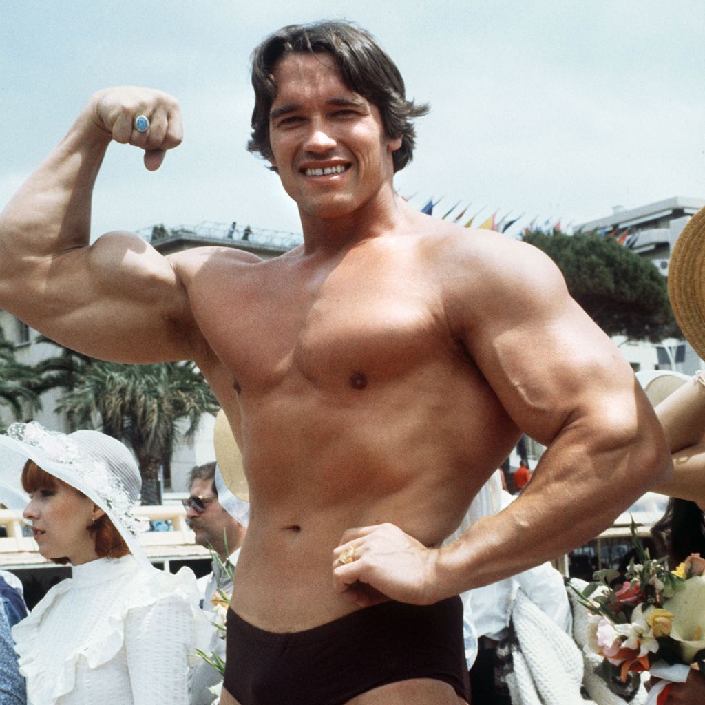 Arnold Schwarzenegger in Cannes, 1977
