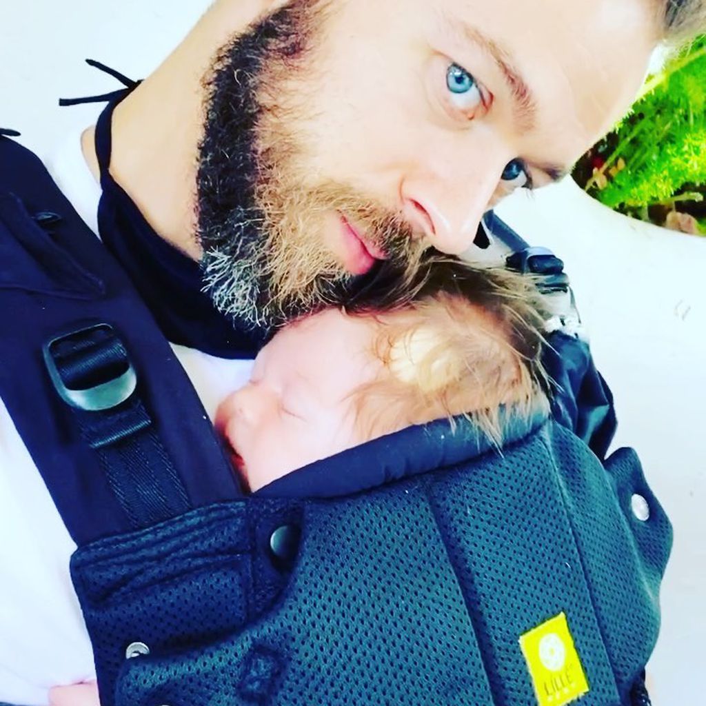 Artem Chigvintsev und Baby Matteo im September 2020